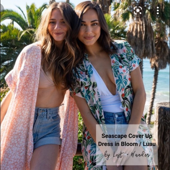 Lost and Wander Seascape Cover Up Dress Kimono - Picture 4 of 4